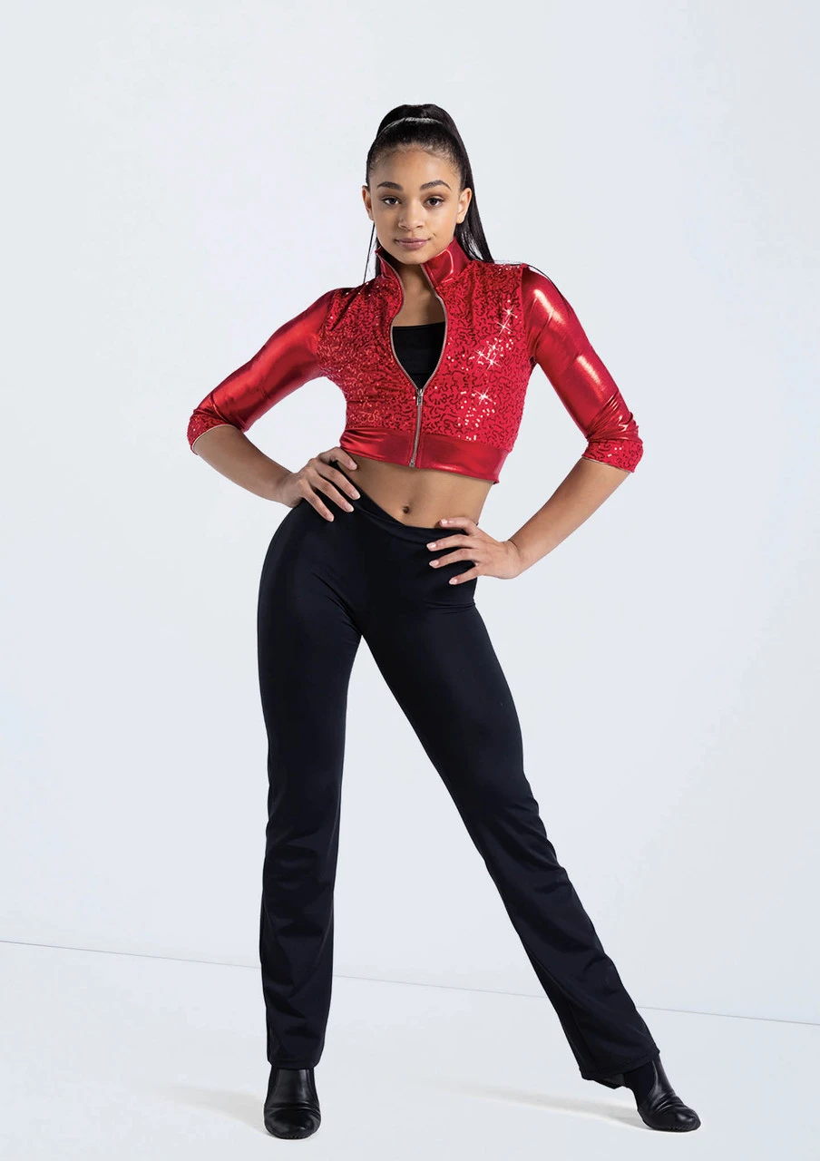 Weissman Cropped Sequin Jacket - Image 6