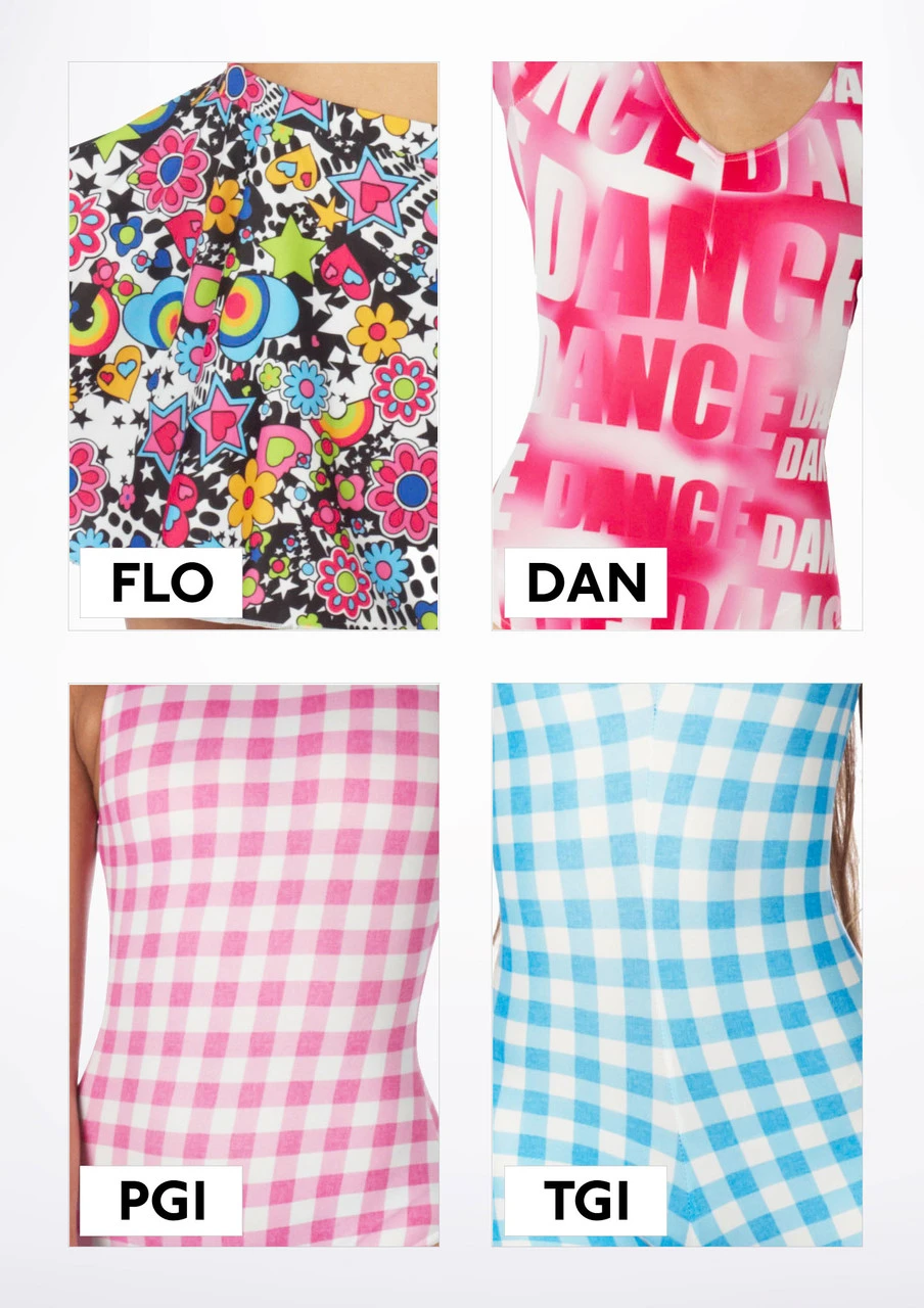 Alegra Girls Patterned Skirted Minnie Leotard - Image 4