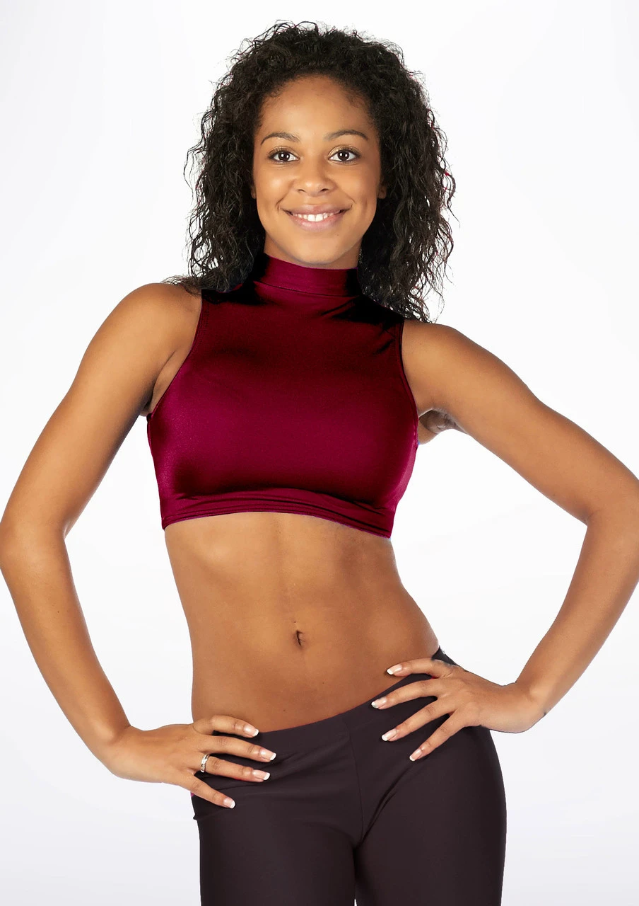 Alegra Girls Shiny Maris Dance Crop Top - Image 6