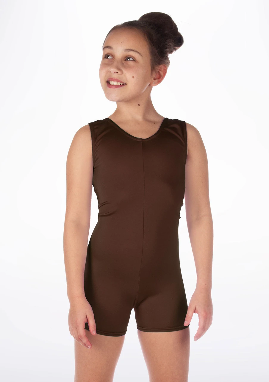 Alegra Girls Shiny Hotpant Unitard - Image 14