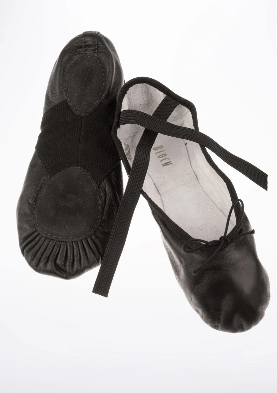 Bloch Prolite Split Sole Leather Ballet Shoe - Black - Image 2