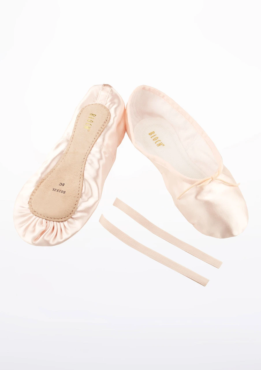 Bloch Debut Full Sole Satin Ballet Shoe - Image 2