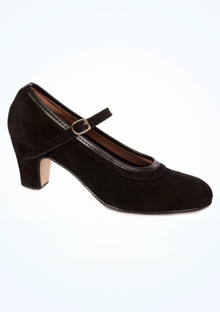Intermezzo Nubuck Buckle Flamenco Shoe - Image 4