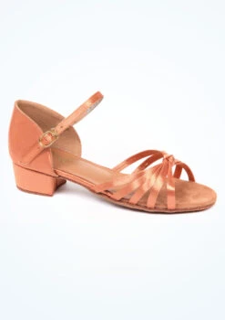 Move Dance Eliza Ballroom And Latin Shoe 1" - Dark Tan