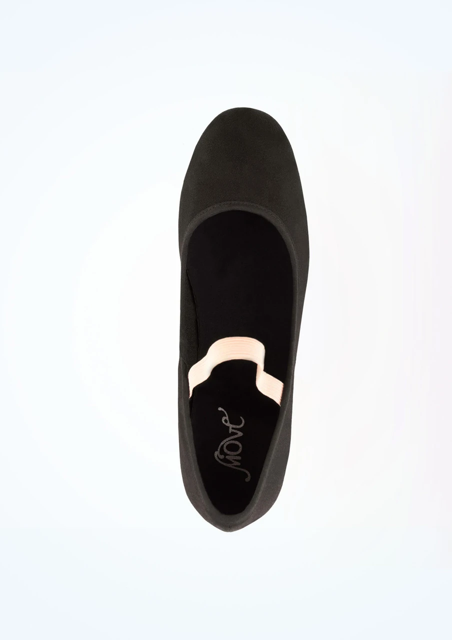 Move Dance Judy Canvas Character Shoe Low 1" - Black - Image 2