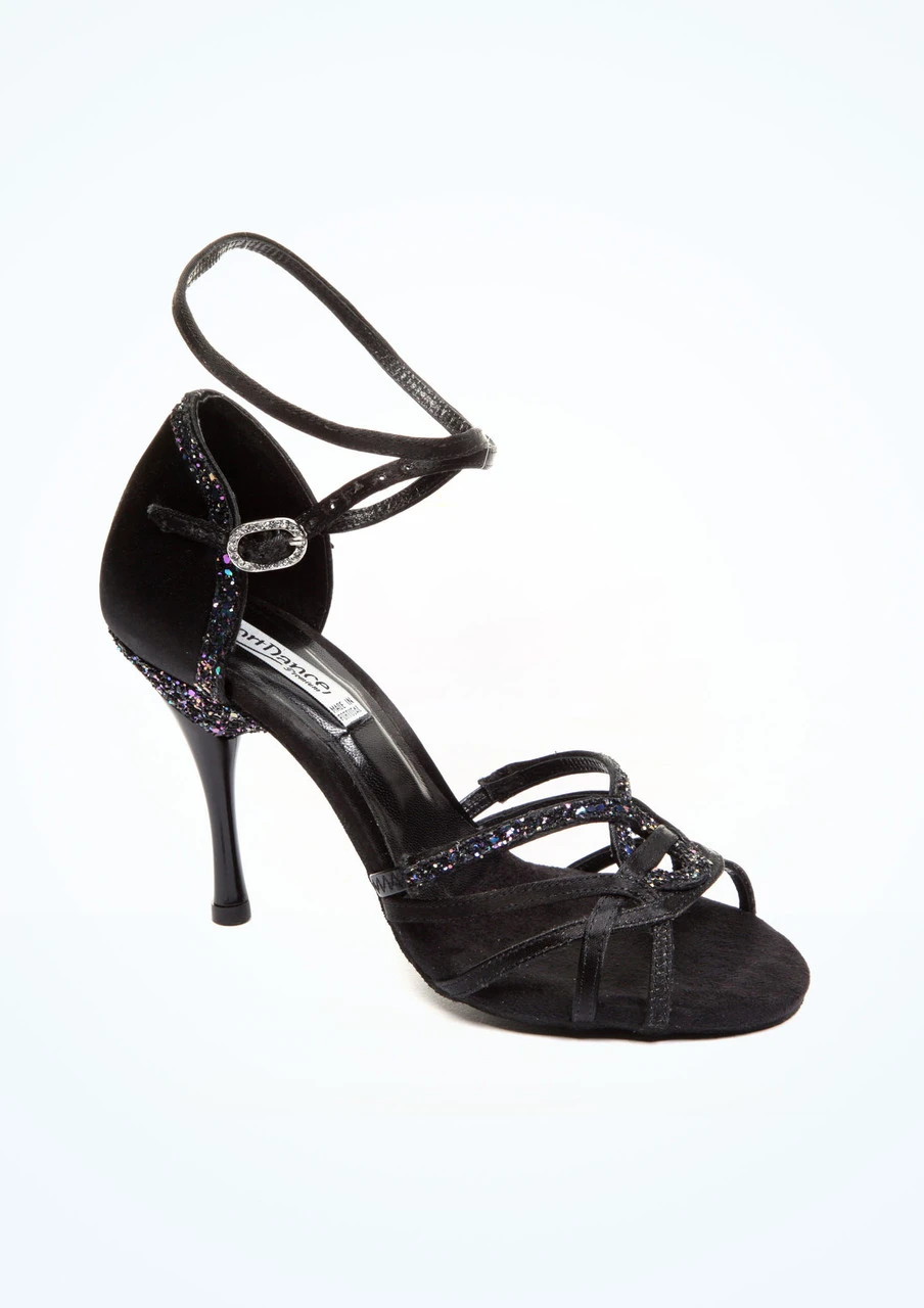 PortDance Acashia Salsa & Tango Shoe 3"- Black - Image 2