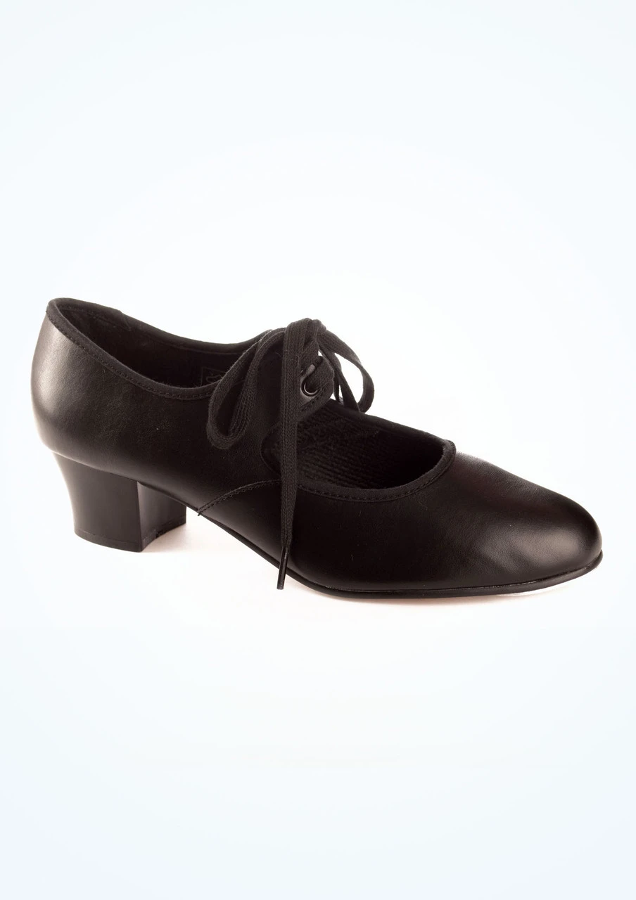 Tappers & Pointers Cuban Heel Tap Shoe - Black - Image 4