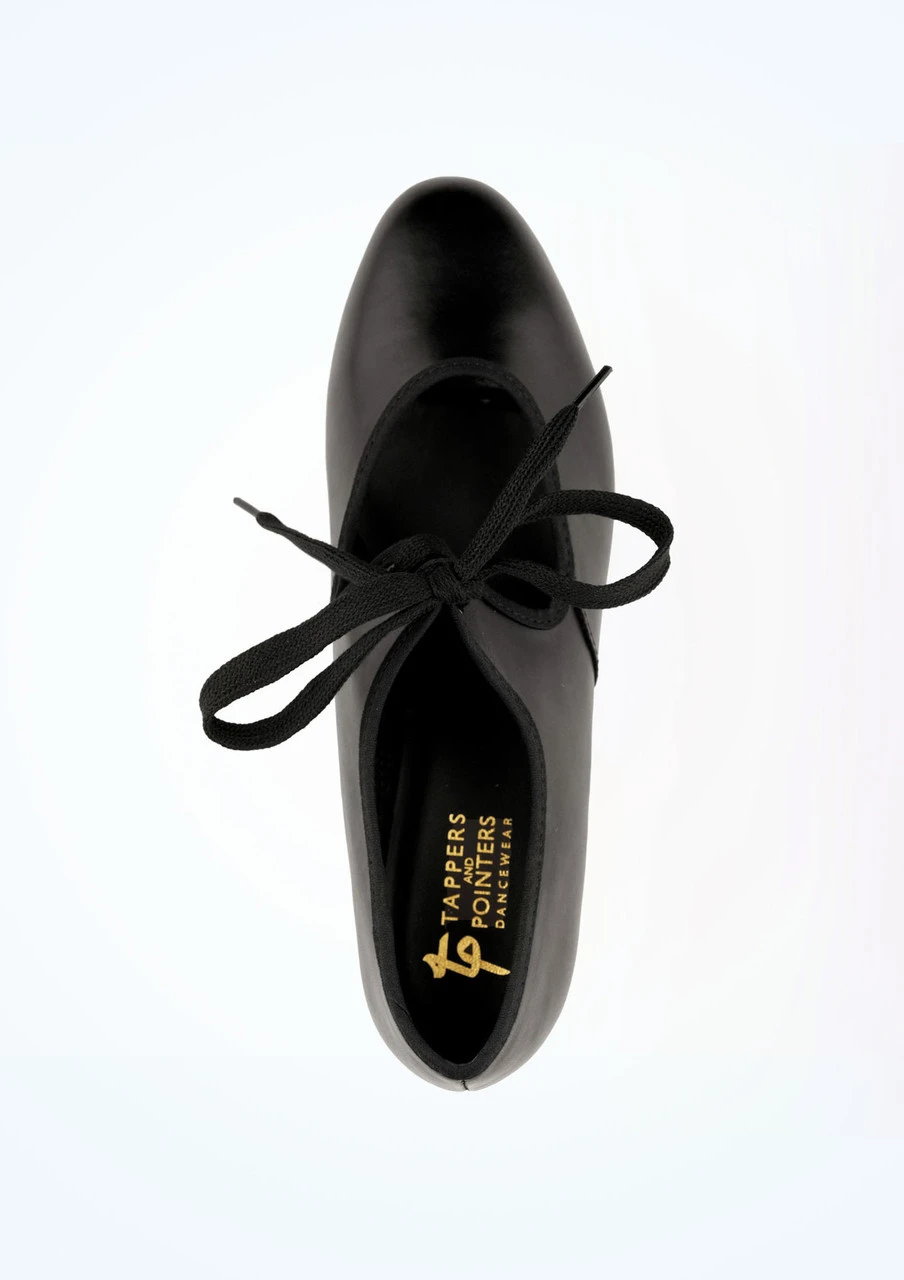 Tappers & Pointers Cuban Heel Tap Shoe - Black - Image 2