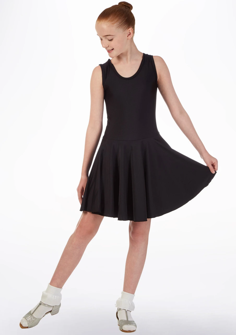Tappers & Pointers Girl's Tank Ballroom And Latin Dress - Image 5