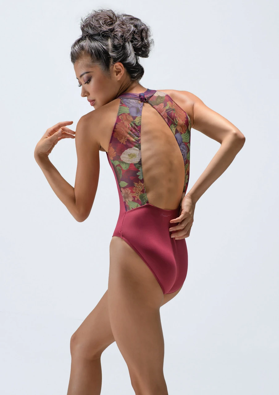 Ballet Rosa Avery High Neck Open Back Leotard - Image 2
