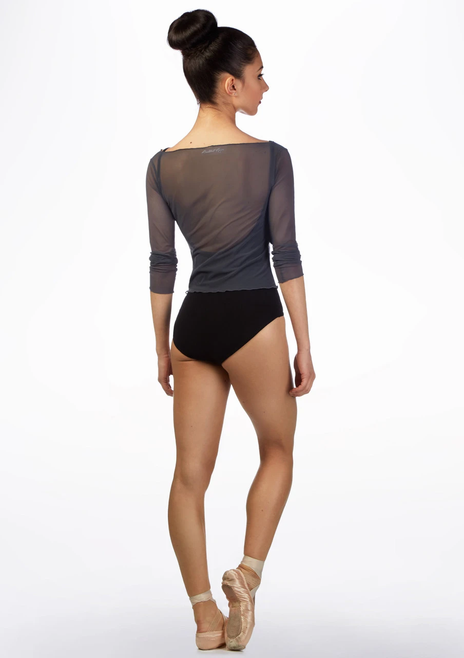 Ballet Rosa Mesh Warm Up Top - Image 7