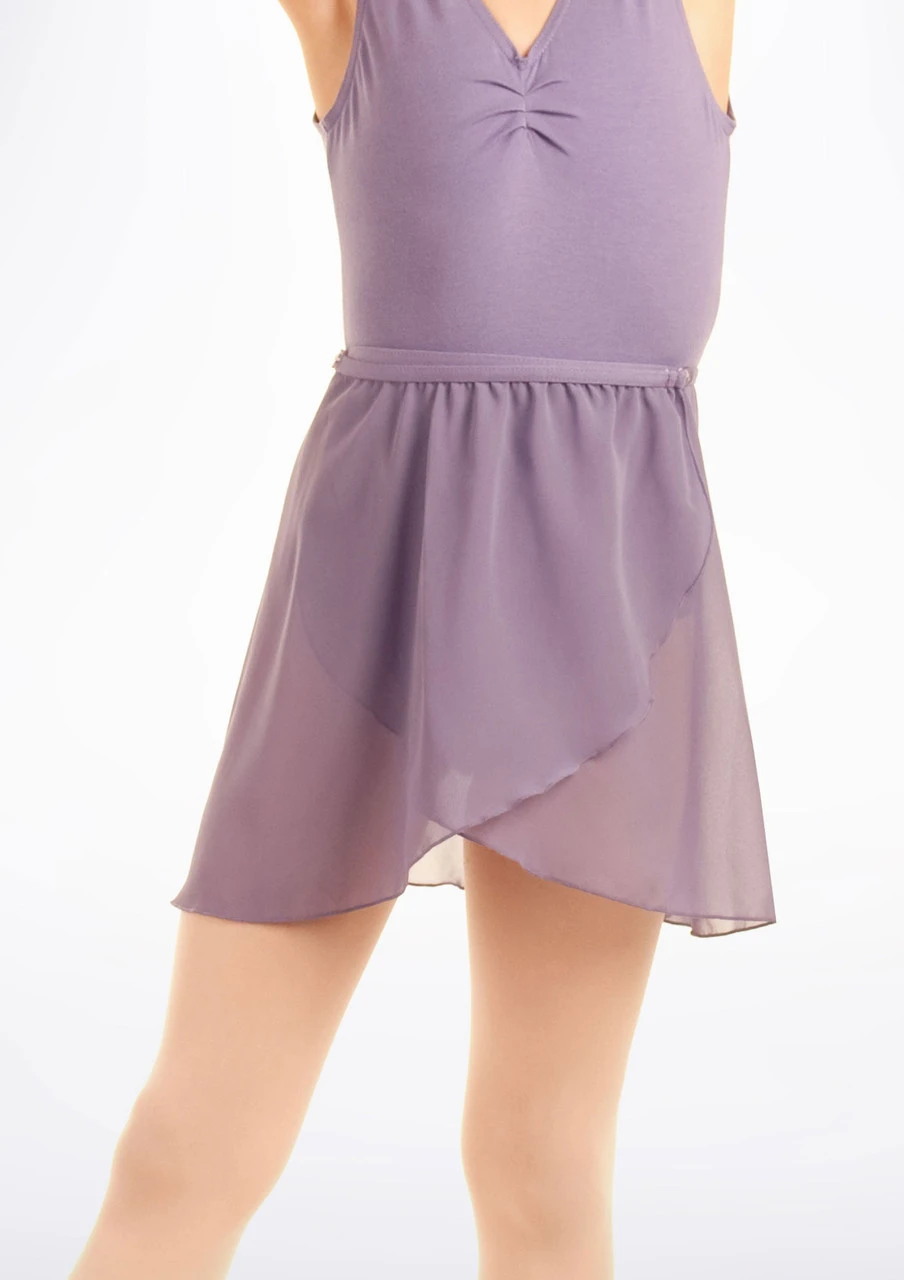 Capezio Class Kids Chiffon Wrap Dance Skirt - Image 3