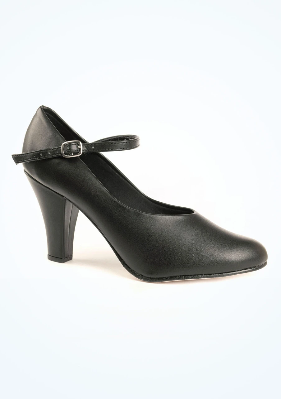 So Danca Character Shoe 3" Black