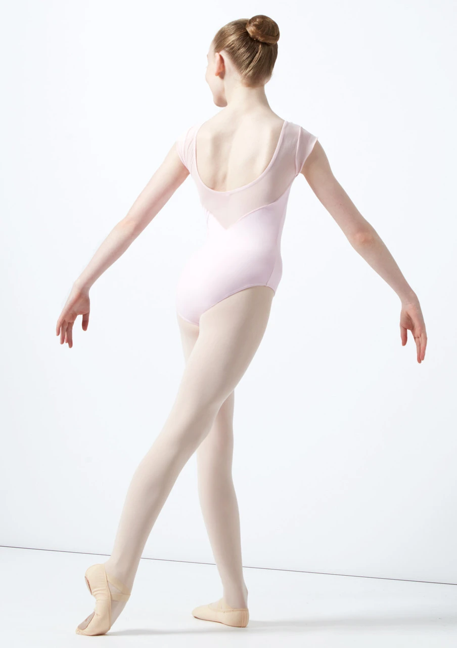Intermezzo Teen Cap Sleeve Mesh Leotard - Image 3