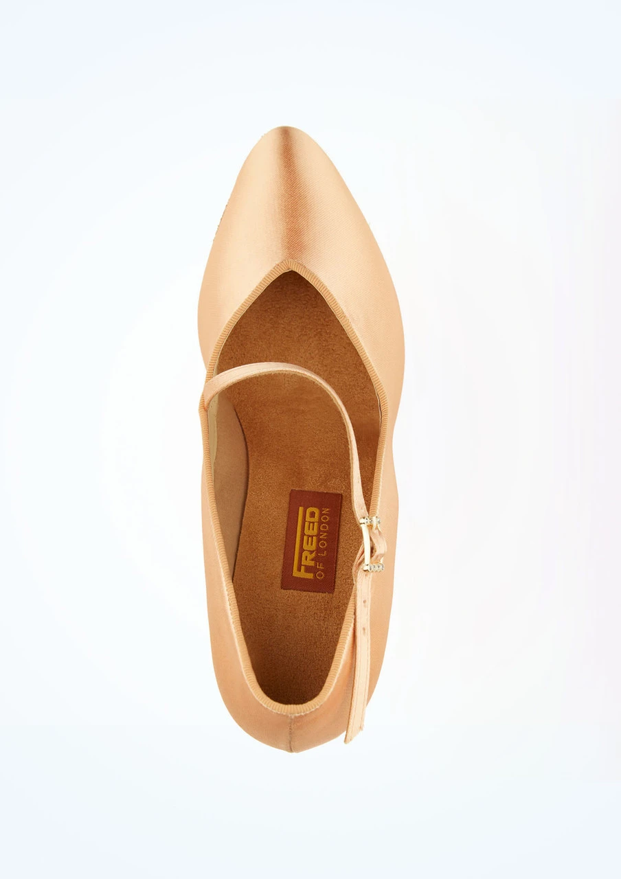 Freed Lowe Competition Ballroom Shoe 3" - Flesh - Image 2