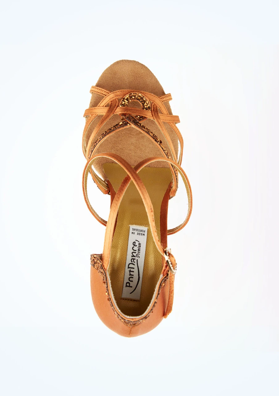 PortDance Acashia Salsa & Tango Shoe 3" - Bronze - Image 2